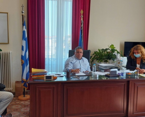 Συνάντηση του Ερευνητικού Κέντρου Άνδρου με τον Δήμαρχο Άνδρου Δημήτρη Λοτσάρη